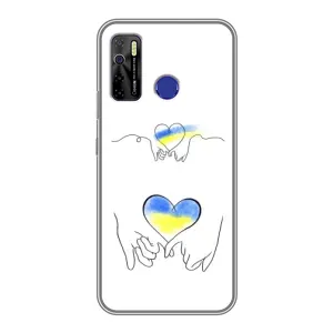 Чехол для Патриота Украины TECNO Camon 15 - (AlphaPrint) (Мир Украине)