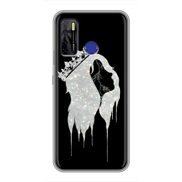 Чехол с принтом «Принцесса» для TECNO Camon 15