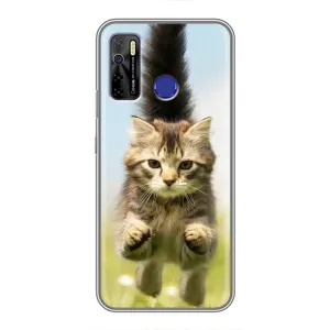 Чохли з Котиками для TECNO Camon 15 (VPrint) (Прижок кота)