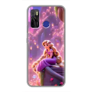 Чохол з принтом «Рапунцель у замку» для TECNO Camon 15