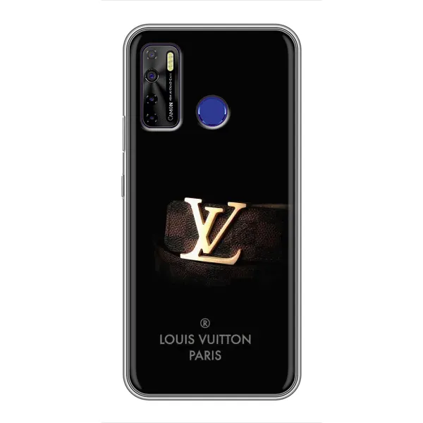 Чохол з принтом «ремінець LV» для TECNO Camon 15