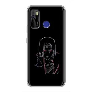 Чехлы на тему: Итачи Учиха для TECNO Camon 15 (AlphaPrint) (силуэт Итачи)