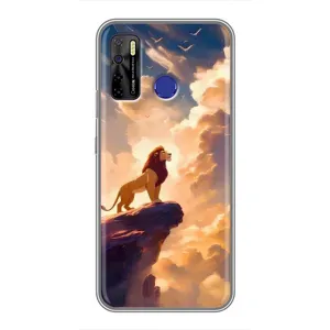 Чохол з принтом «Сімба на скелі» для TECNO Camon 15