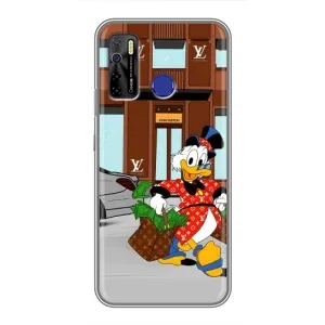 Чехлы для TECNO Camon 15 - Скрудж МакДак Louis Vuitton (PREMIUMPrint) (Скрудж ЛВ)