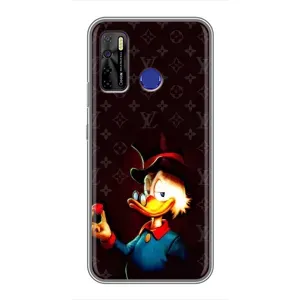 Чехлы для TECNO Camon 15 - Скрудж МакДак Louis Vuitton (PREMIUMPrint) (Скрудж с бриллиантом)