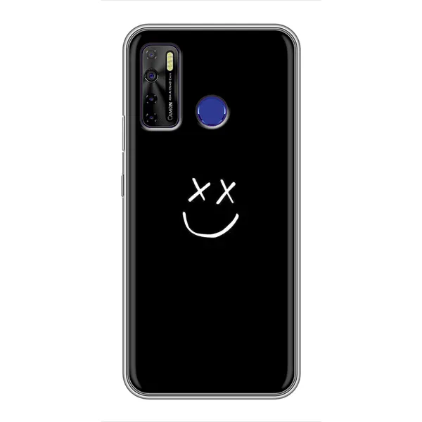 Чехол с принтом «Смайл» для TECNO Camon 15