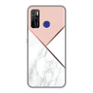 Мраморний чехол на TECNO Camon 15 (VPrint) (Тройний мрамор)