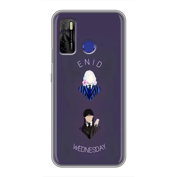 Чехол с принтом «Уэнздей и подруга» для TECNO Camon 15 Чехол с принтом «Уэнздей и подруга» для TECNO Camon 15