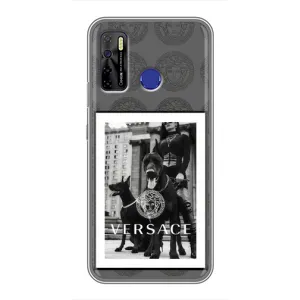 Чехлы VERSACE для Техно Камон 15 (PREMIUMPrint) (Версаче)