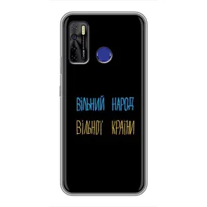Чехлы Доброго вечора, ми за України для Техно Камон 15 (AlphaPrint) (Вільний Народ)