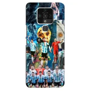 Чехлы Месси для TECNO Camon 16 Pro (AlphaPrint) (Аргентина Месси)