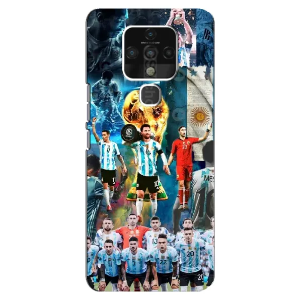 Чехол с принтом «Аргентина Месси» для TECNO Camon 16 Pro