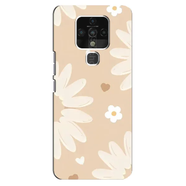 Чехол с принтом «Бежевые цветы» для TECNO Camon 16 Pro Чехол с принтом «Бежевые цветы» для TECNO Camon 16 Pro