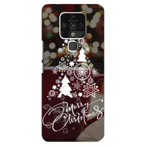 Рождественские Чехлы для TECNO Camon 16 Pro (VPrint) (Елочка узорная)