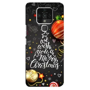 Рождественские Чехлы для TECNO Camon 16 Pro (VPrint) (Елочка)