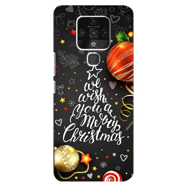Чехол с принтом «Елочка» для TECNO Camon 16 Pro
