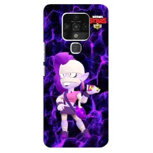Чехлы Brawl Stars для TECNO Camon 16 Pro (AlphaPrint) (Эмз Бравл Старс)