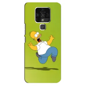 Чехол с Симпсонами для TECNO Camon 16 Pro (VPrint) (Гомер Симпсон)