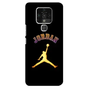 Чехлы для TECNO Camon 16 Pro - с картинкой JORDAN (AlphaPrint) (Jordan Gold)