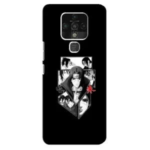 Чехлы на тему: Итачи Учиха для TECNO Camon 16 Pro (AlphaPrint) (коллаж Итачи)