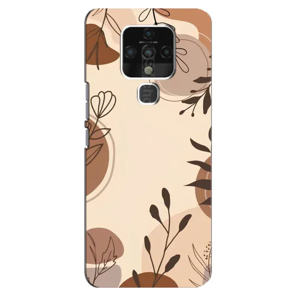 Чехол с принтом «Коричневые цветы» для TECNO Camon 16 Pro Чехол с принтом «Коричневые цветы» для TECNO Camon 16 Pro