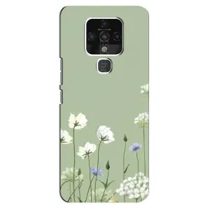 Чехол с принтом «Цветы на зеленом» для TECNO Camon 16 Pro