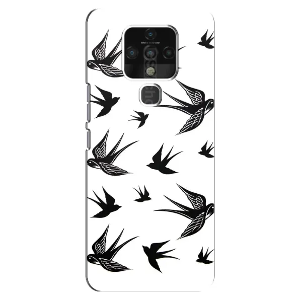 Чохол з принтом «Ластівки» для TECNO Camon 16 Pro