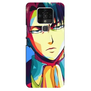Чехлы Персонажи Аниме Наруто для TECNO Camon 16 Pro (AlphaPrint) (Леви Аккерман)