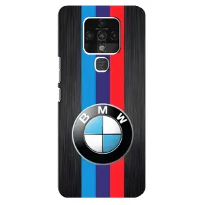 Чехол для Техно Камон 16 Про - с принтом БМВ (AlphaPrint) (Лого BMW)