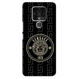 Чехлы VERSACE для Техно Камон 16 Про (PREMIUMPrint) (Лого Версаче)