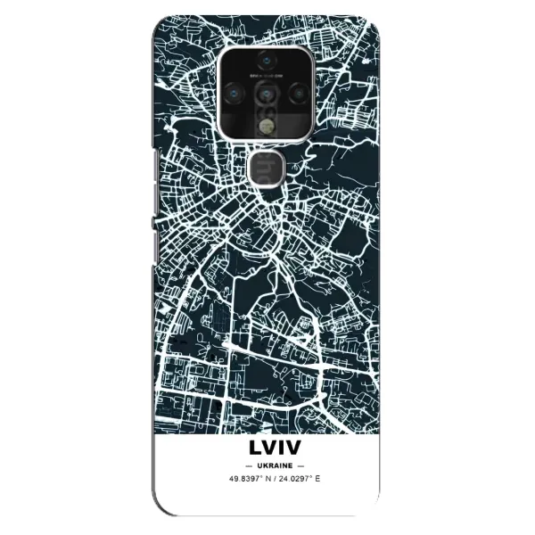 Чехол с принтом «Львов» для TECNO Camon 16 Pro