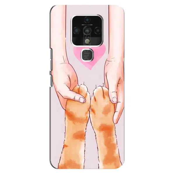 Чехол с принтом «Любовь к котикам» для TECNO Camon 16 Pro