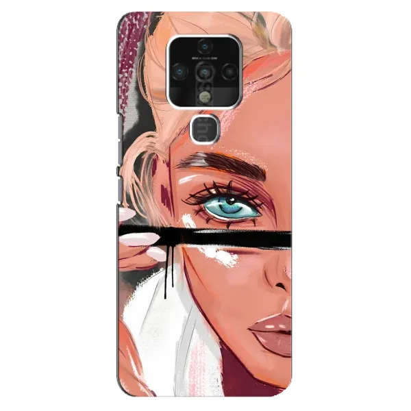 Чехол с принтом «Макияж» для TECNO Camon 16 Pro