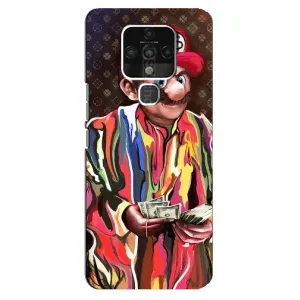 Брендновые Чехлы для TECNO Camon 16 Pro - (PREMIUMPrint) (Mario LV)