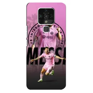 Чехлы для Техно Камон 16 Про - Лео Месси Маями (Messi Miami)