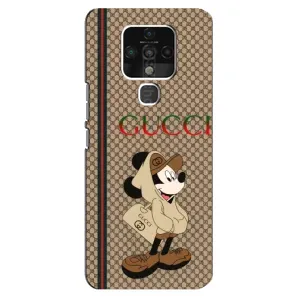 Чехлы ГУЧЧИ для Техно Камон 16 Про (AlphaPrint) (Mickey GUCCI)