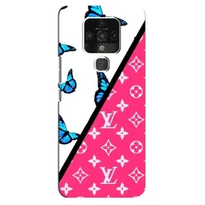 Брендновые Чехлы для TECNO Camon 16 Pro - (PREMIUMPrint) (Мода LV)