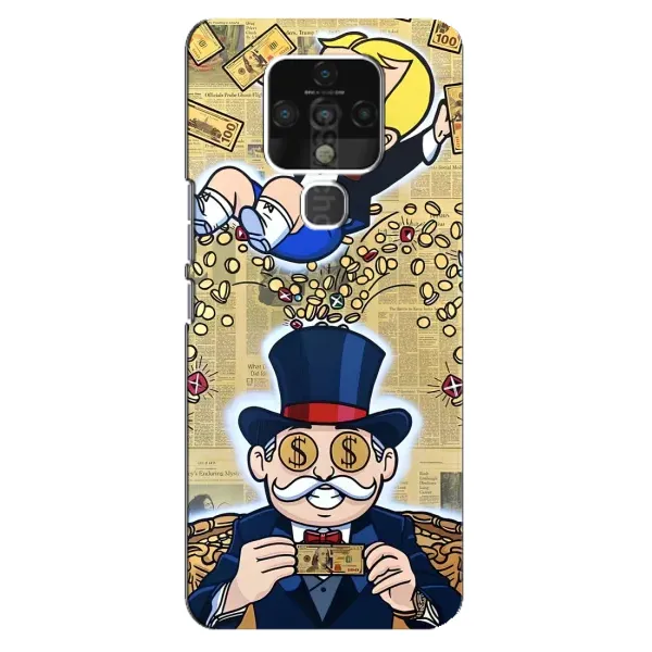 Чехол с принтом «Монополия Мен» для TECNO Camon 16 Pro