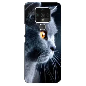Чехол с принтом «Серый Кот» для TECNO Camon 16 Pro