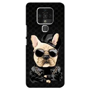 Чехлы с крутыми принтами для TECNO Camon 16 Pro - (PREMIUMPrint) (Стильная собака)