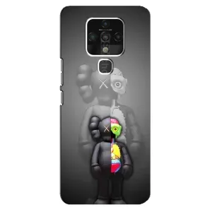 Чехлы для TECNO Camon 16 Pro - Bearbrick Louis Vuitton (PREMIUMPrint) (Тело Bearbrick)
