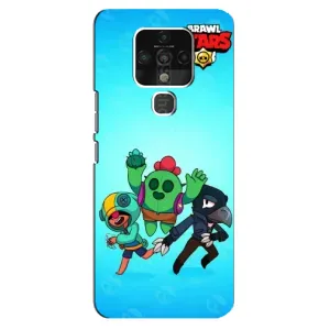 Чехлы Brawl Stars для TECNO Camon 16 Pro (AlphaPrint) (Трио героев)