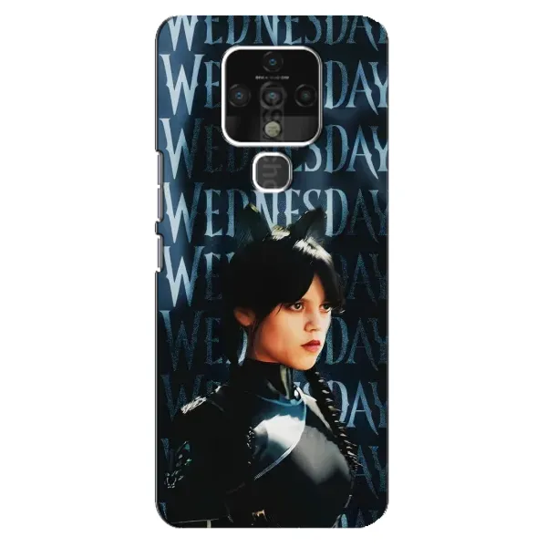 Чохол з принтом «Венздей кішка» для TECNO Camon 16 Pro