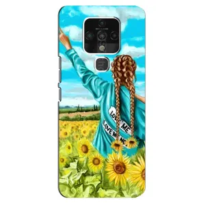 Чехол для Патриота Украины TECNO Camon 16 Pro - (AlphaPrint) (Украиночка)