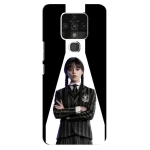 Чехлы Венсдей на TECNO Camon 16 Pro Уэнсдей (AlphaPrint) (W-Wednesday)