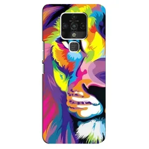Чехол с принтом «Яркий Лев» для TECNO Camon 16 Pro
