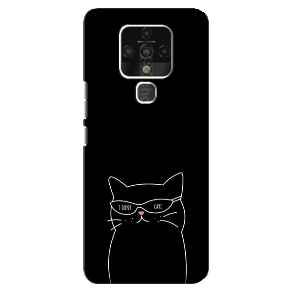 Чохол з принтом «Байдужий кіт» для TECNO Camon 16 SE Чохол з принтом «Байдужий кіт» для TECNO Camon 16 SE
