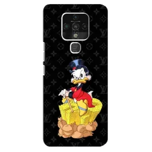 Чехли для TECNO Camon 16 SE - Скрудж МакДак Louis Vuitton (PREMIUMPrint) (Богатство Макдака)