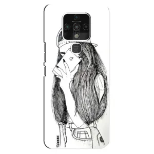 Чохол з друком для TECNO Camon 16 SE - (Мода) (AlphaPrint) (Фото дівчини)