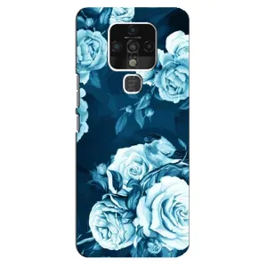 Чехлы (ART) Цветы на TECNO Camon 16 SE (VPrint) (Блактині бутони)